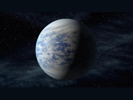 Illustration de la super-Terre - ou super-Vénus - Kepler-69c