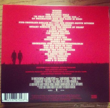 Django Unchained Soundtrack Cover CD
