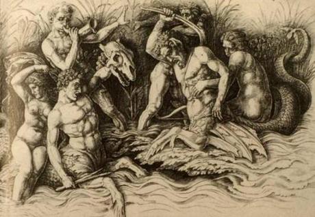 Andrea Mantegna La battaglia degli Dei marini