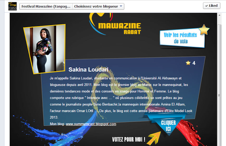 Festival Mawazine: votez pour le blog pour découvrir le festival de près .