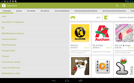 Google Play Store, la version 4 est maintenant opérationnelle en France