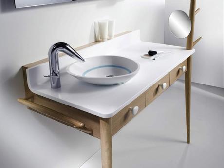 meubles pour salle de bain en bois