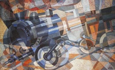 Klien Erika Giovanna, Locomotive, 1926 Le chemin de fer et les peintres – Partie 3