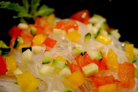 S76 - Salade de vermicelles de soja et dés de légume