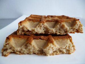 gaufres hyperprotéinées allégées et leur coulis chocolat (sans oeufs ni sucre ni beurre) P1010257