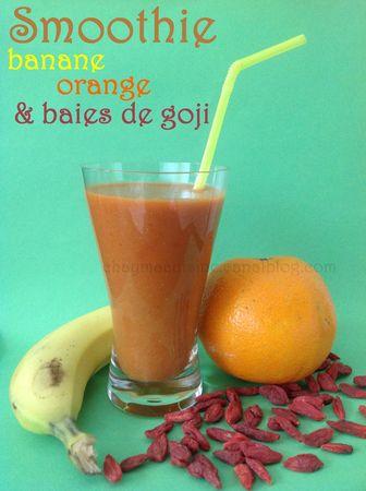 smoothie banane orange goji blog