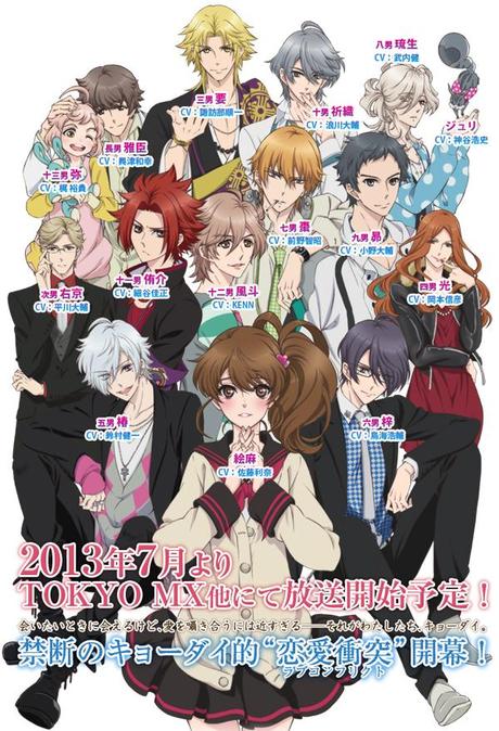 Brothers Conflict anime visual