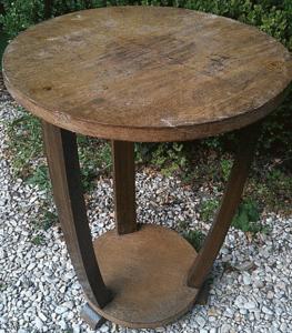 anigif Guéridon chevrons