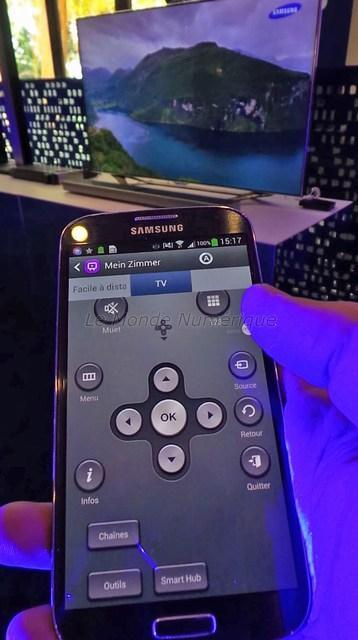 [Vidéo] Samsung Galaxy S4, présentation de l’application télécommande universelle
