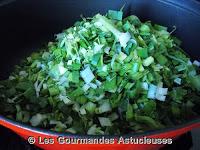 Poireaux à la crème et aux Pommes de terre