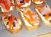 Tartines fromage poivrons