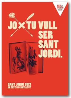 Sant Jordi 2013 ou la fête du Livre et de la Rose