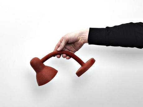 Lampe en caoutchouc par Thomas Shnur