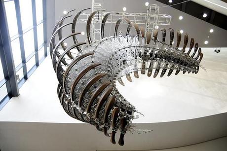 Les sculptures cinétiques de U-Ram Choe - Opertus Lunula Umbra