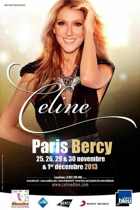 Céline Dion à Paris Bercy et Anvers en novembre prochain