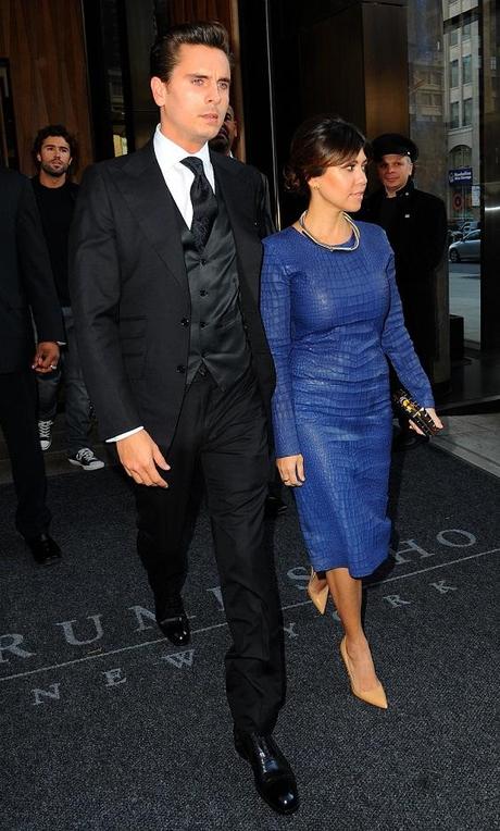 Scott Disick et Kourtney Kardashian quitte leur hôtel de New-York - 22.04.2013