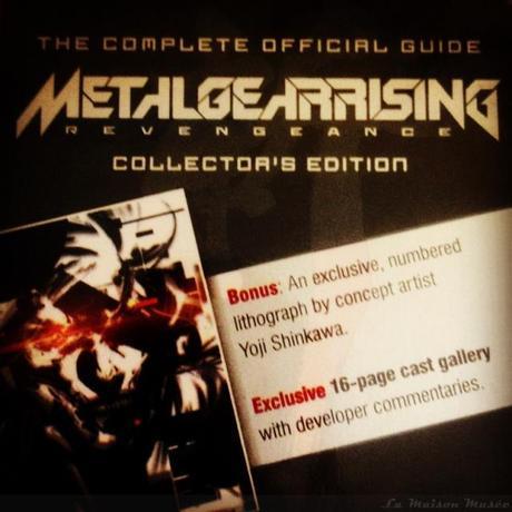 Metal Gear Rising Revengeance Guide Collector Contenu