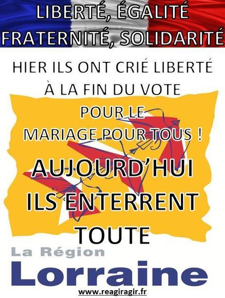 Aujourd’hui, la région Lorraine est en deuil, ils ont achevé les hauts fourneaux de Florange, c’est la fin de la filière chaude, c’est une stèle qui remplacera les hauts fourneaux ! HF5