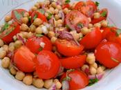 SALADE POIS CHICHES TOMATES
