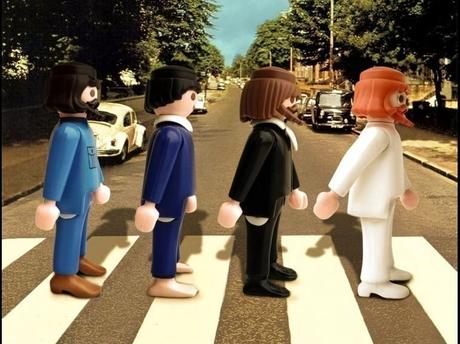 playmobil et art - the beattles