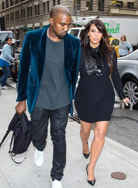 Kanye West et Kim Kardashian à New-York - 23.04.2013