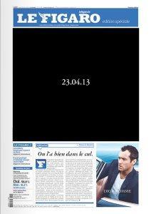 A la Une, à la deux ! A figaro