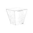 verrine volute plastique