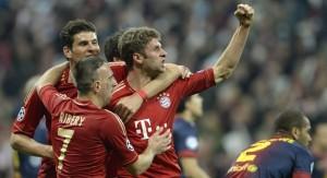 Le Bayern a envoyé un message à l'Europe du ballon rond en étrillant le Barça (4-0). (AFP)