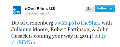 'Maps To The Stars' avec Robert Pattinson