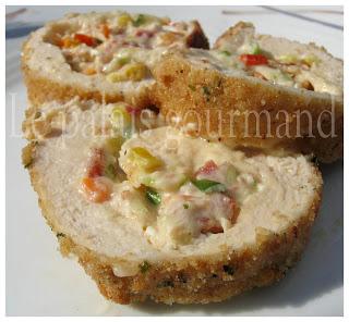 Poitrines de poulet farcies façon jalapeno popper