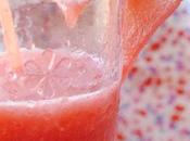 Strawberry watermelon slushie