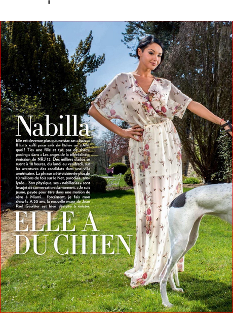 Les Anges 5 : Nabilla dans Paris Match 