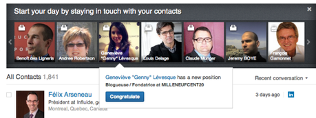 linkedin contacts descary Linkedin: mise à jour de la liste de Contacts et une appli iPhone
