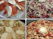 Pizza saumon fumé crème l'aneth champignons lardons