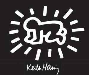Keith Haring le bébé rayonnant