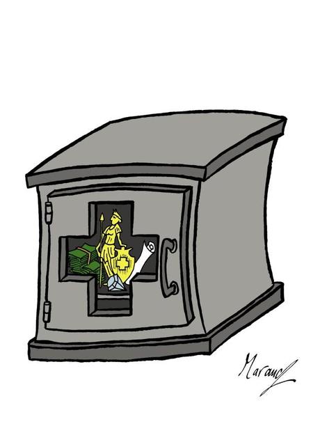 Caricature par Maraud.