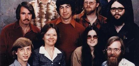 L’équipe Microsoft en 1978