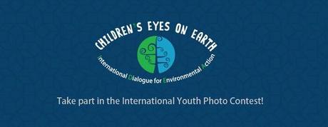Children's eyes on earth