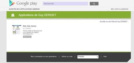 Web Side Stories sur votre smartphone
