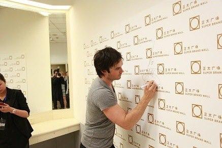 Ian Somerhalder en Chine