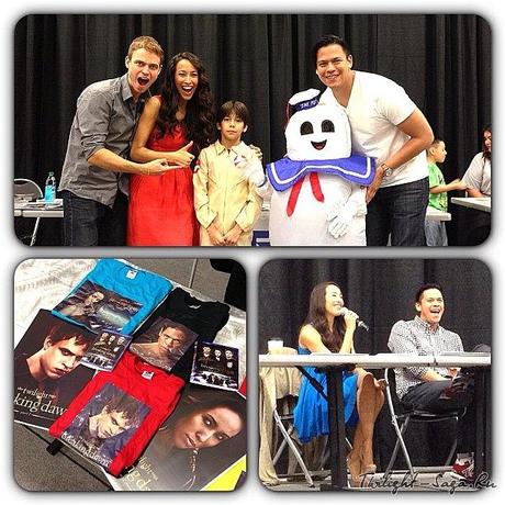 Chaske Spencer,Marisa Quin et Erik Odom à la Border Con