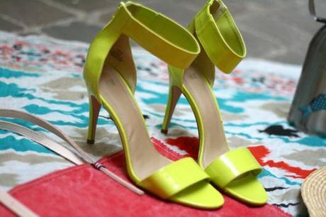sandales fluo neon h&m