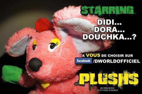 PLUSHS : choisissez le nom de cette souris rose qui a la main verte !