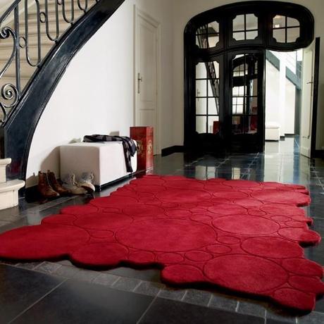 tapis rouge contemporain