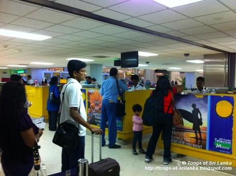 Mesdames, Messieurs, embarquement imminent pour l'aéroport de Colombo au Sri Lanka !