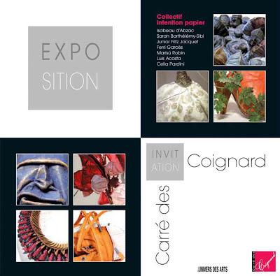 PUB - Exposition du collectif INTENTION PAPIER