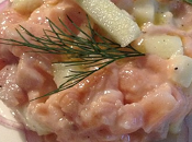Tartare saumon pommes granny smith Miss