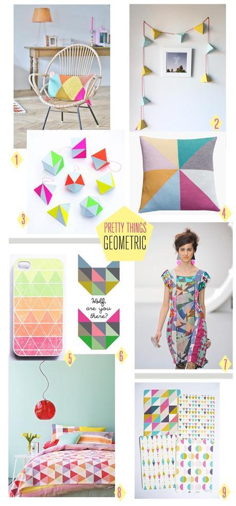 *Pretty things for the Home: GEOMETRIC INSPIRATION***