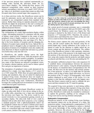  Illumiroom : Vidéo de 5min !  XBOX vidéo microsoft Illumiroom 