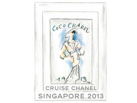 La collection Chanel Croisière 2013/14 présentée à Singapour...